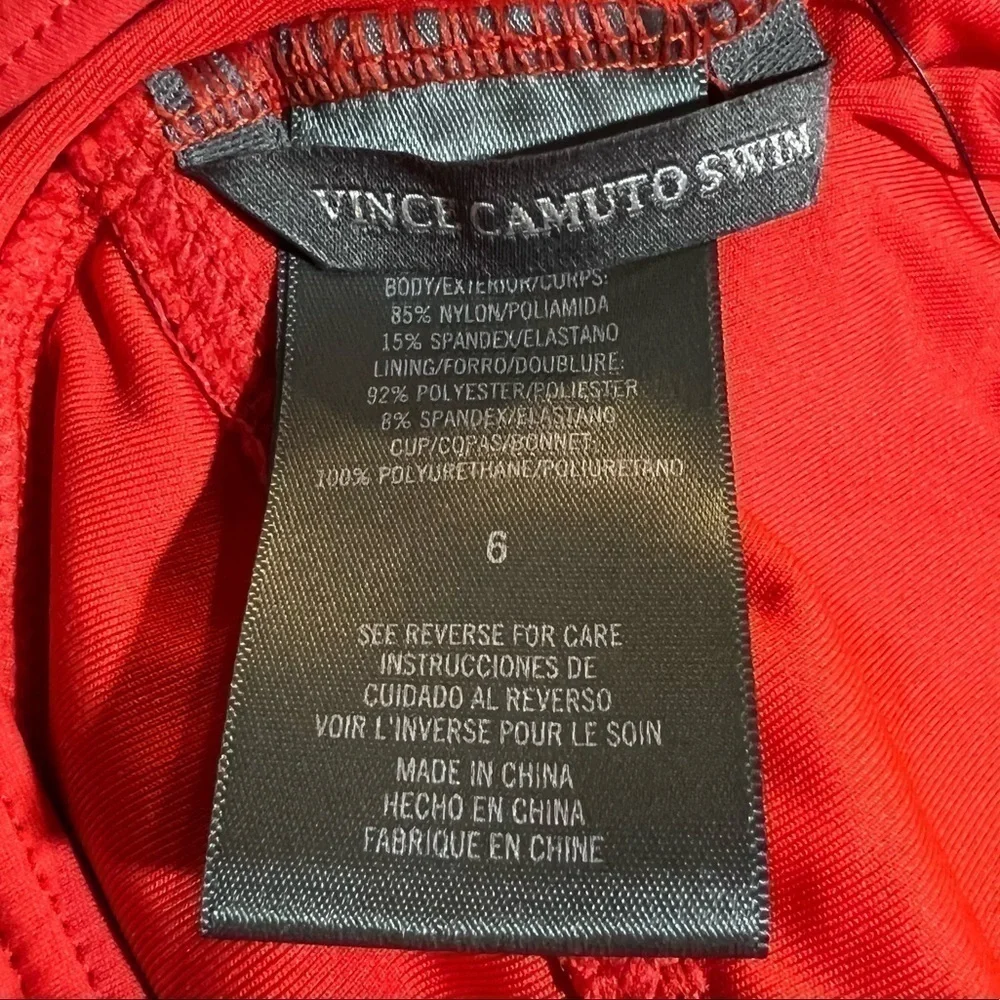 Vince Camuto Knot-Front Halter One-Piece Swimsuit - Picture 8 of 8